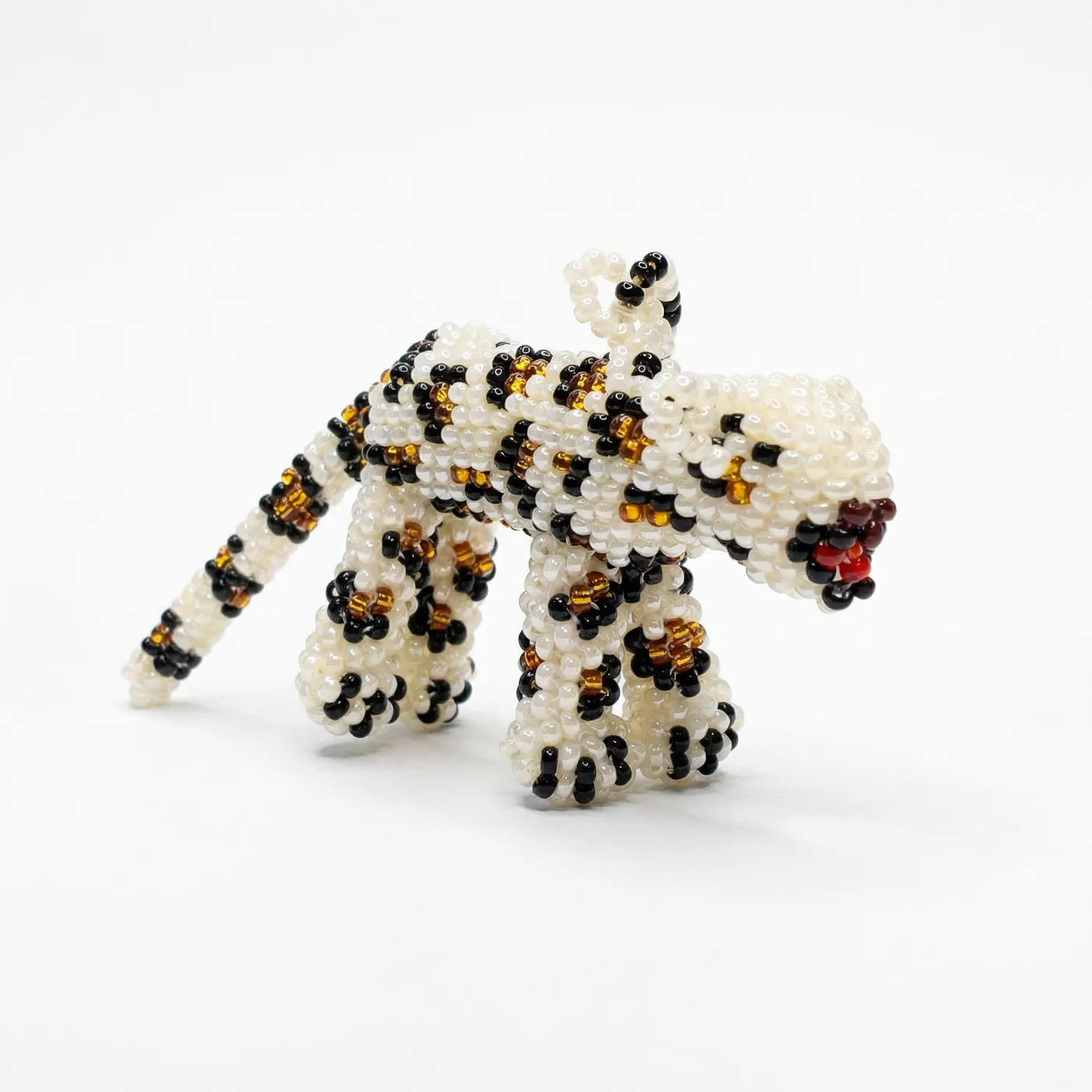 Collar Colección Animales 3D Leopardo Mostacilla - Image 3