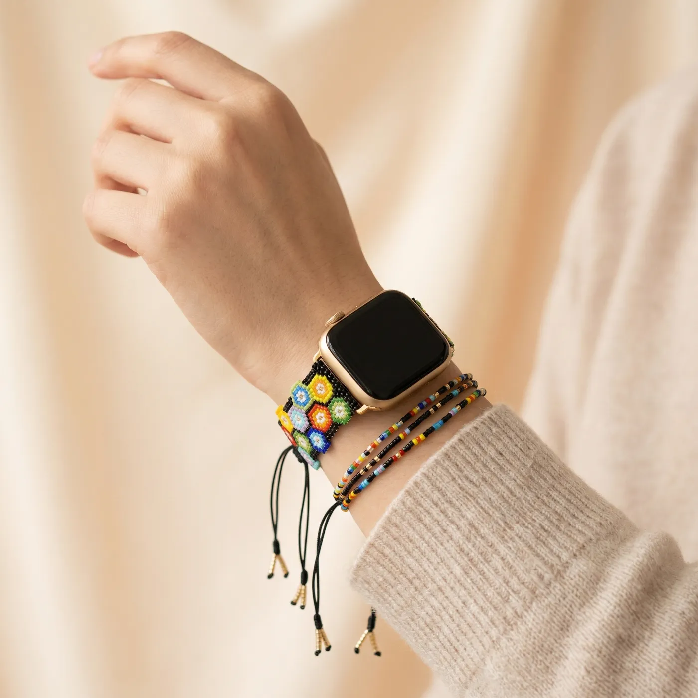 Pulsera para Apple Watch Jardín Nocturno Miyuki - Image 2